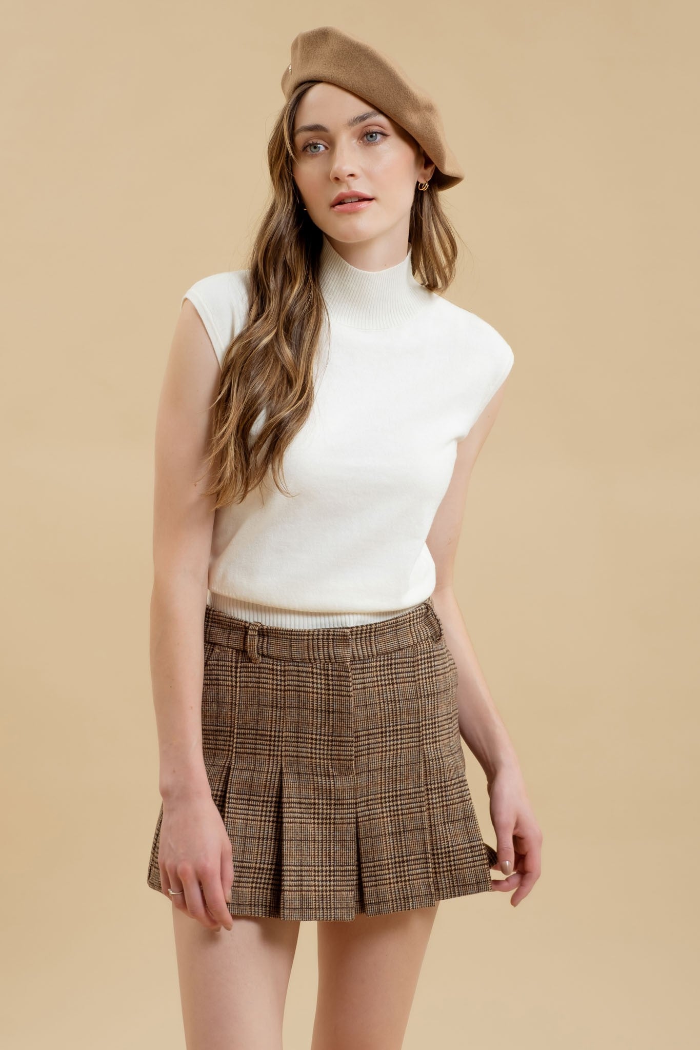 Kinslee Turtleneck Shell Top - shopatgrace.com