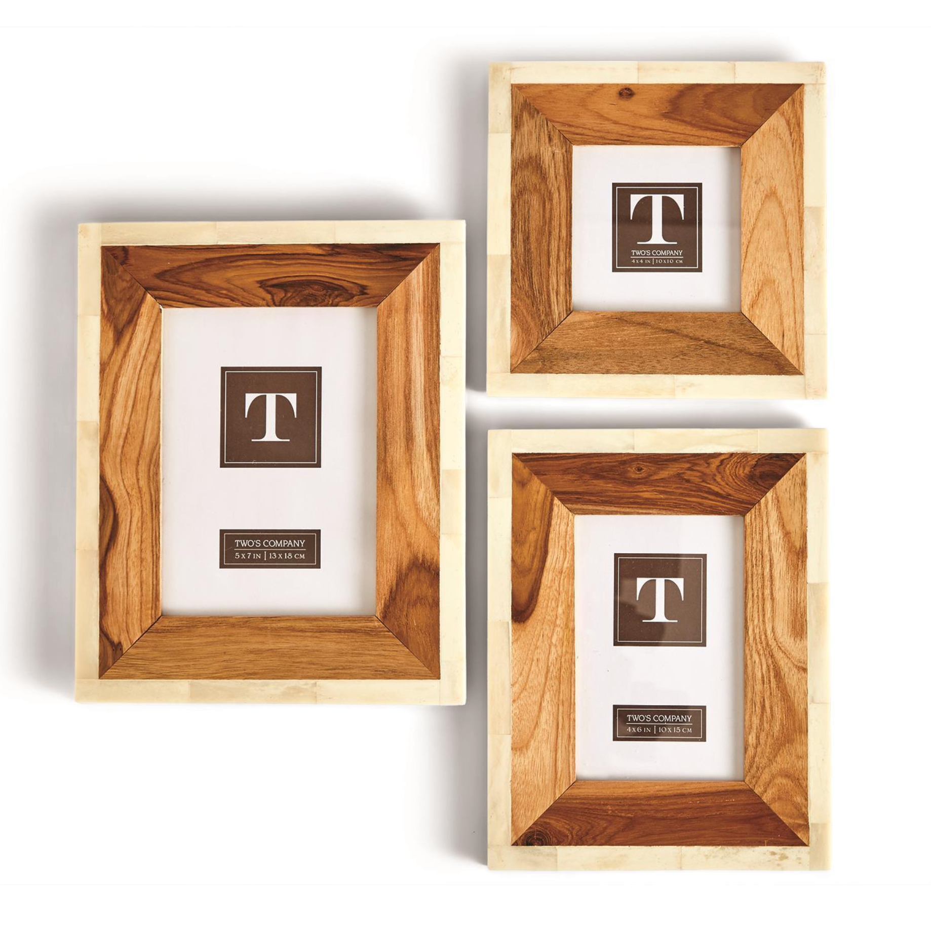 Wood and Bone Photo Frame - shopatgrace.com