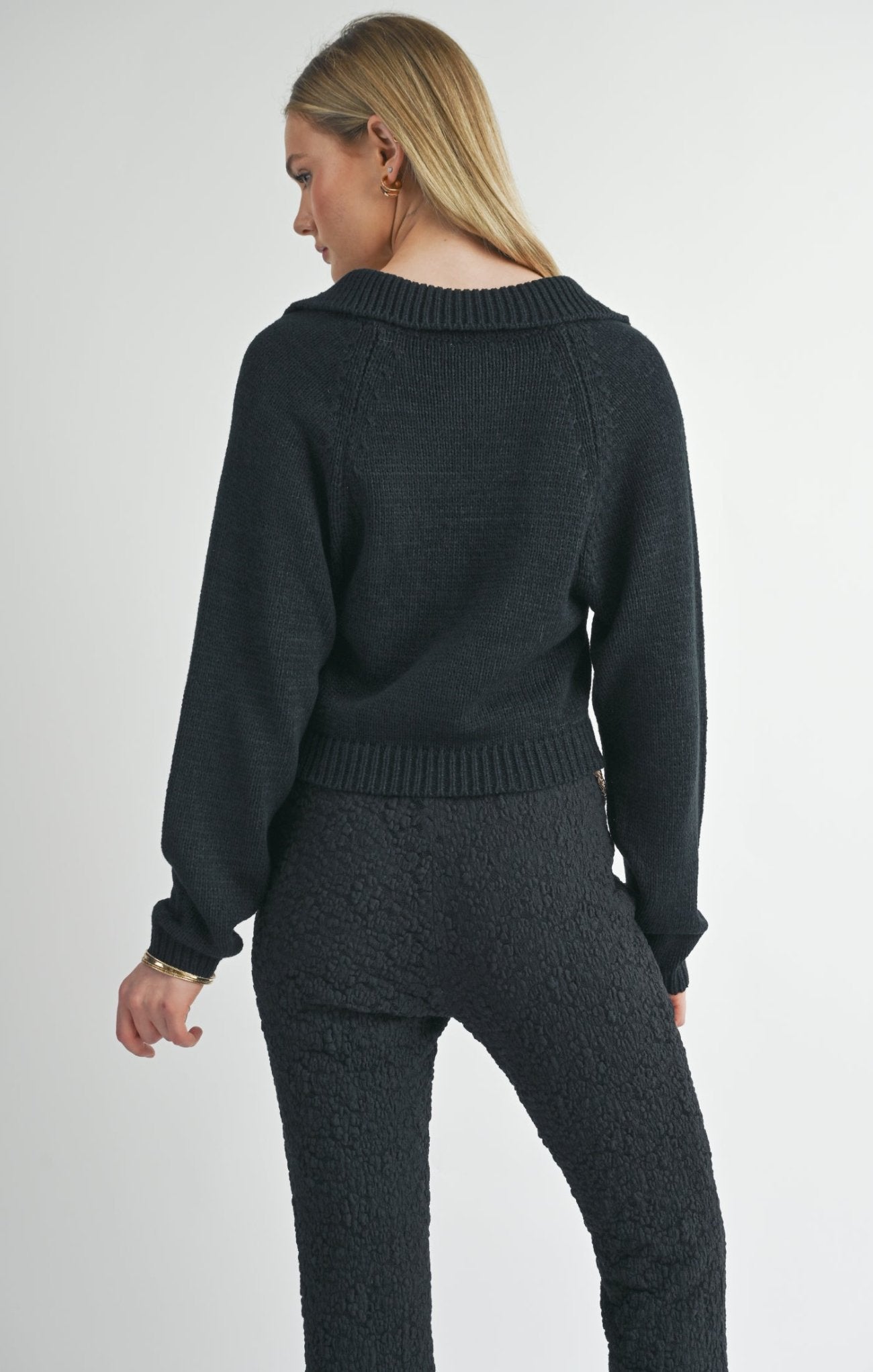 Scarlet Collared Sweater - shopatgrace.com