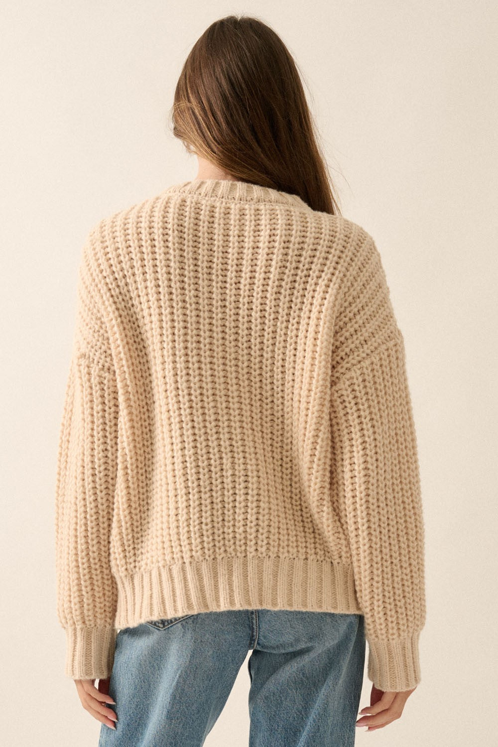 Taytum Cable Sweater - shopatgrace.com