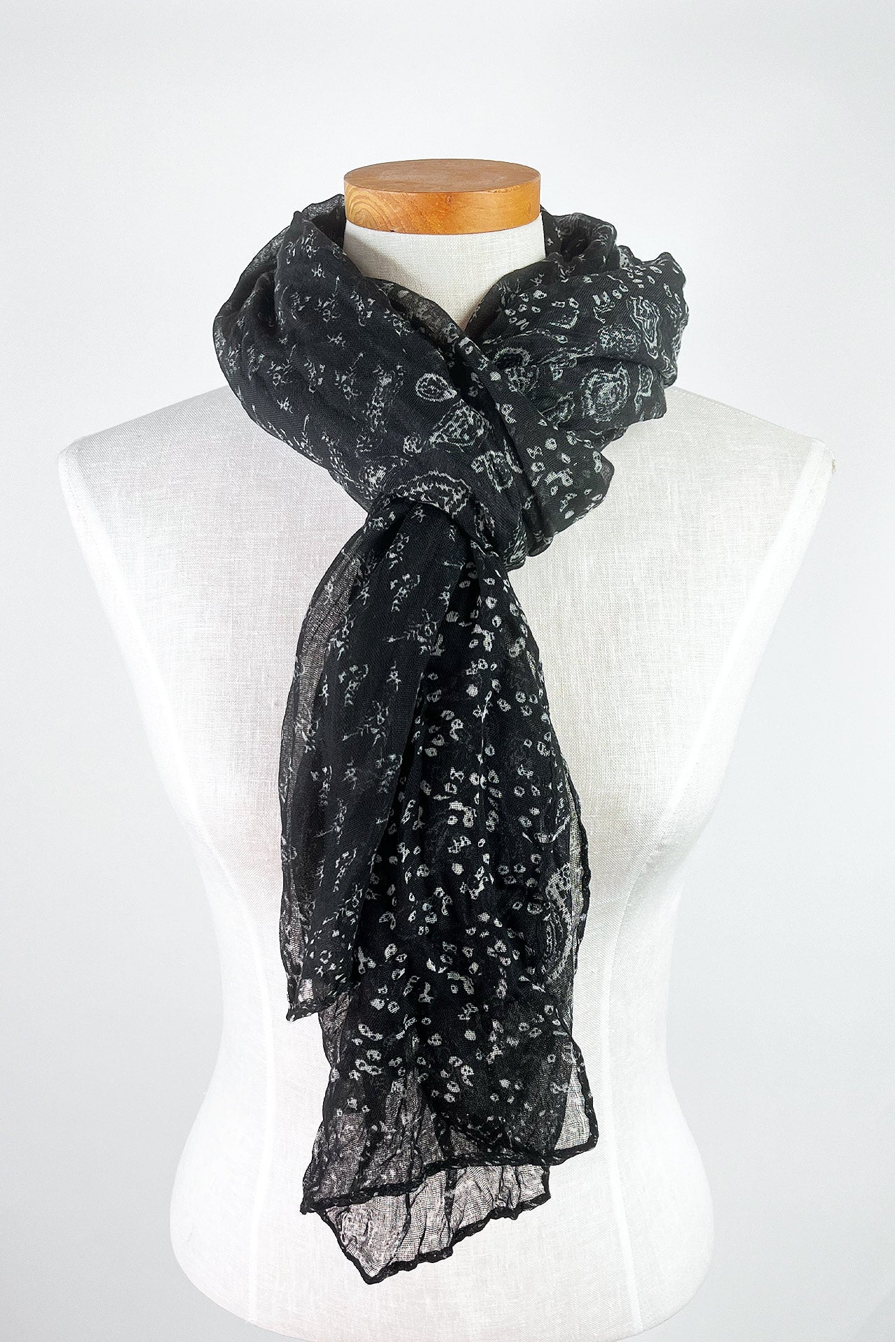 Arlo & Esme Autumn Paisley Scarf