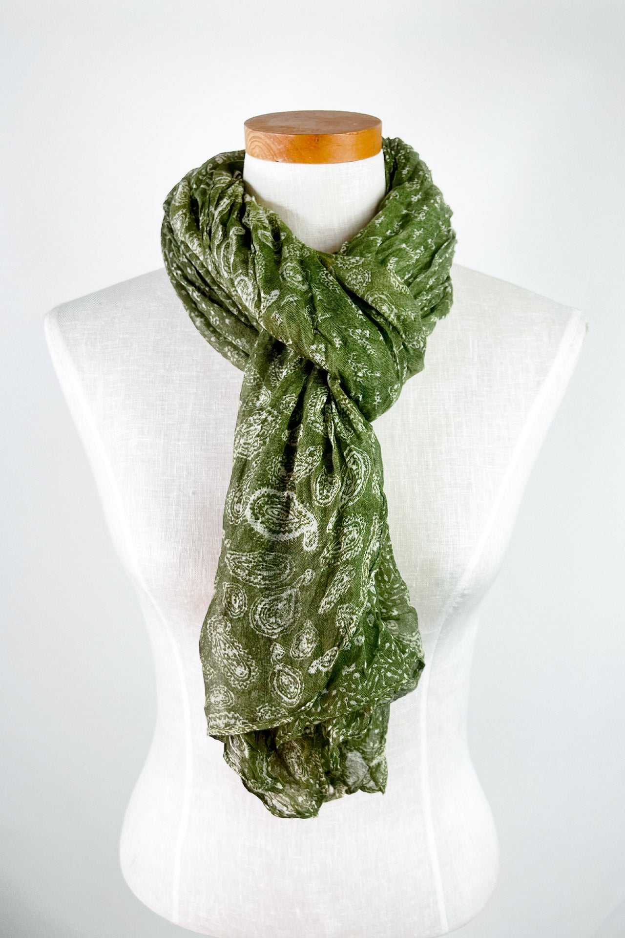 Arlo & Esme Autumn Paisley Scarf