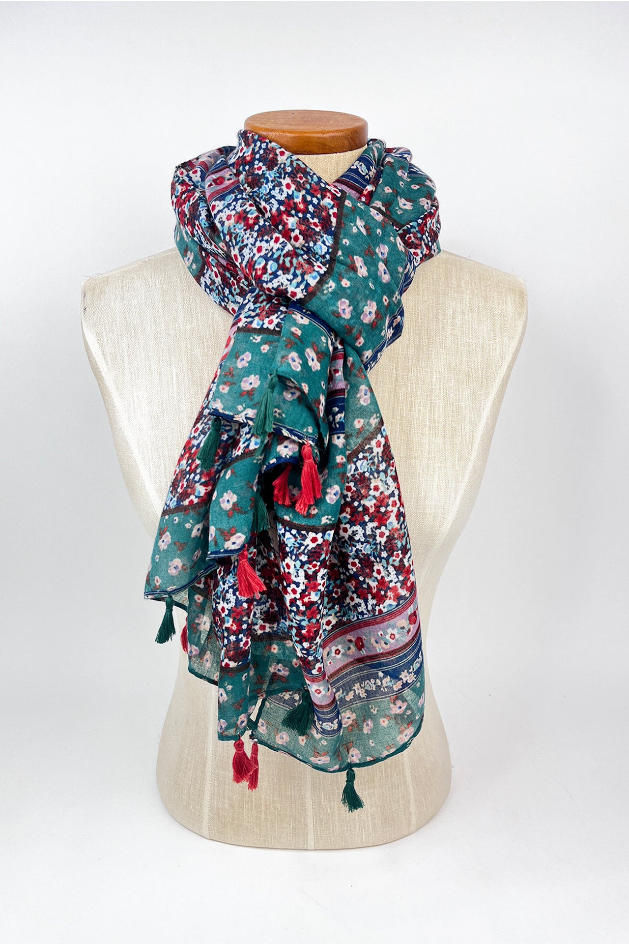 Louisa Multicolor Floral Fall Scarf