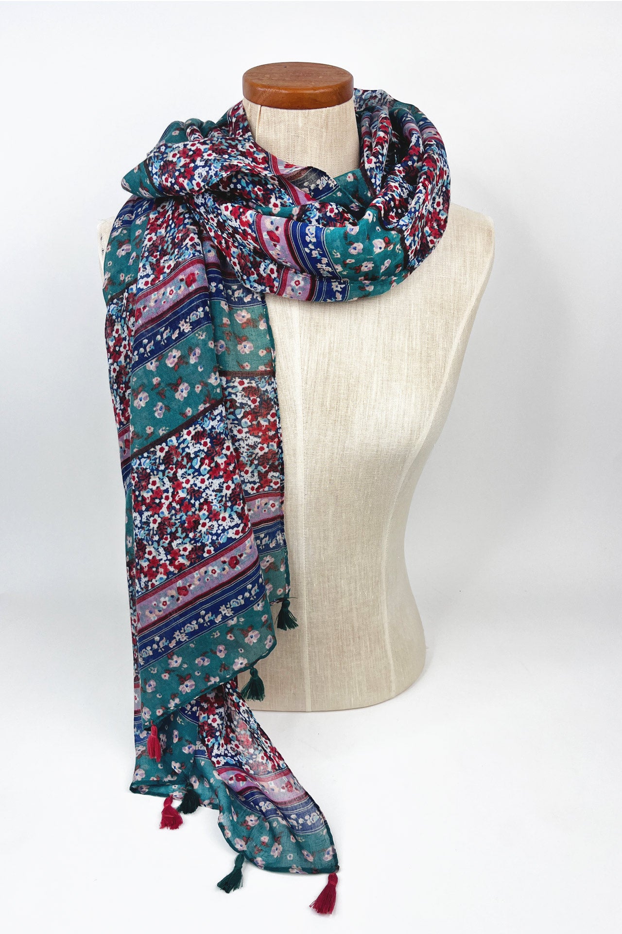 Louisa Multicolor Floral Fall Scarf