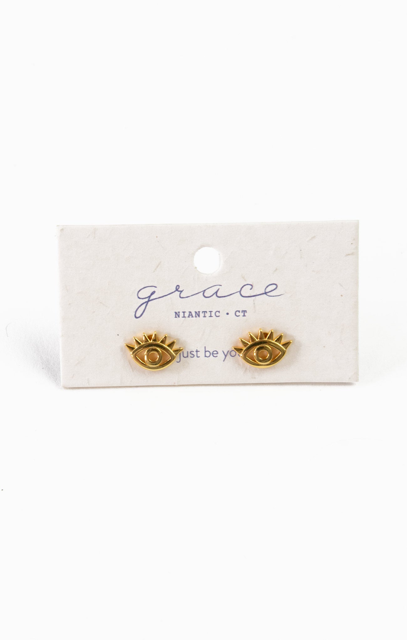 Lily Boho Evil Eye Studs