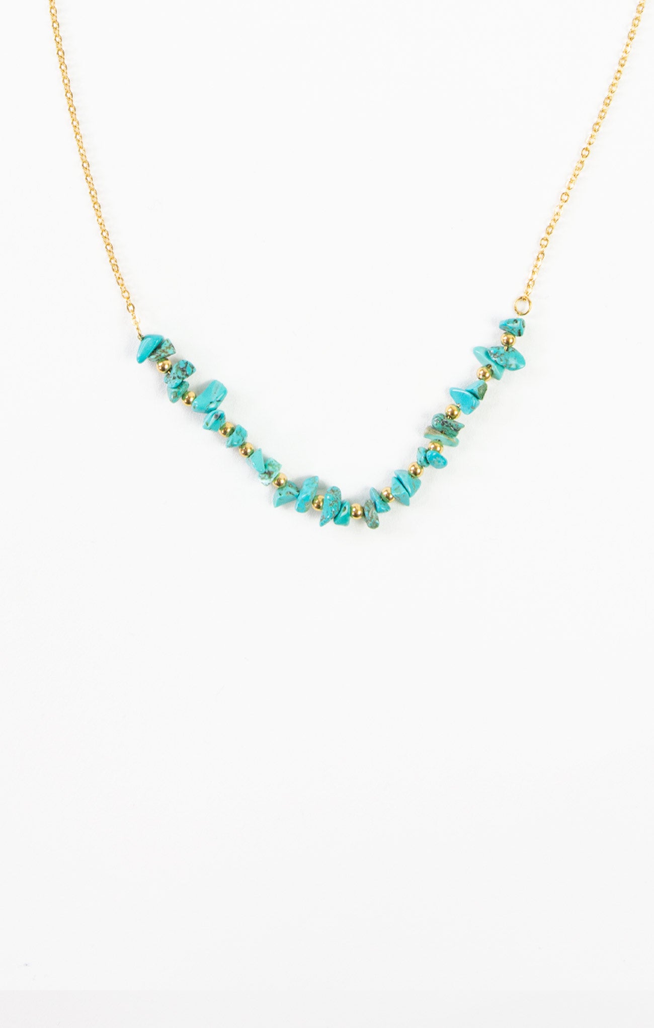 Nola Boho Beaded Turquoise Necklace