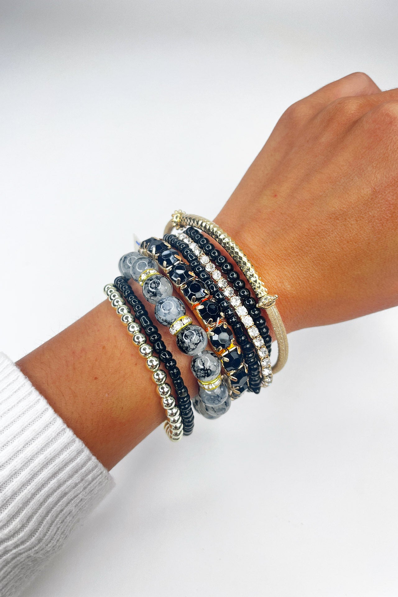 Amara Beaded Bracelet Stack