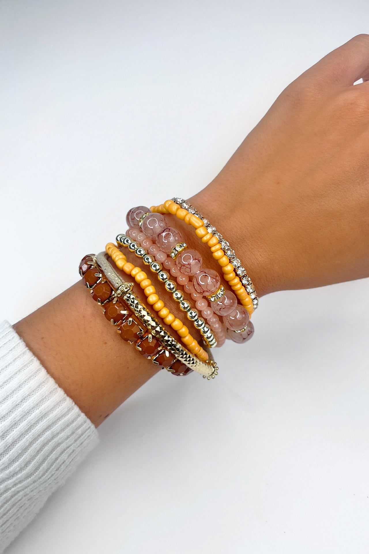 Amara Beaded Bracelet Stack