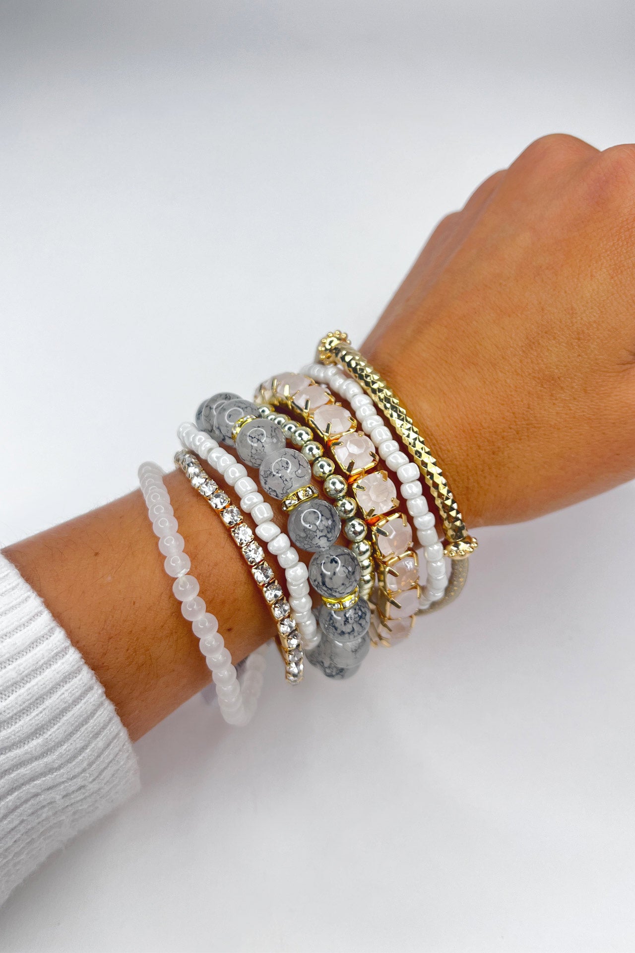 Amara Beaded Bracelet Stack