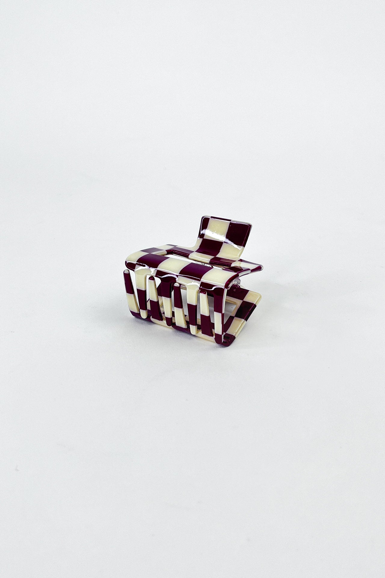 Erin Small Rectangle Checkered Clip