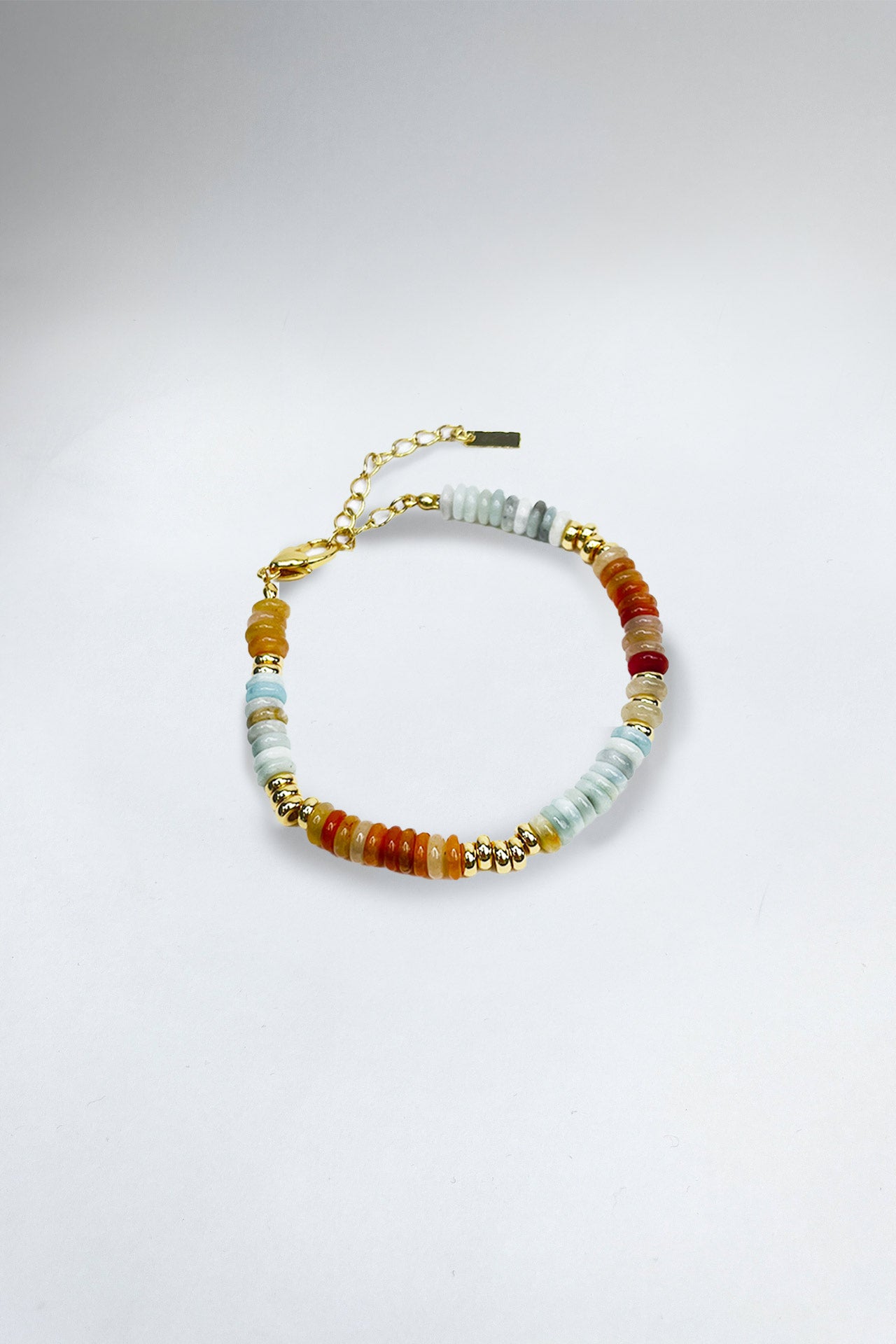 Gwendolyn Stone Disc Bracelet