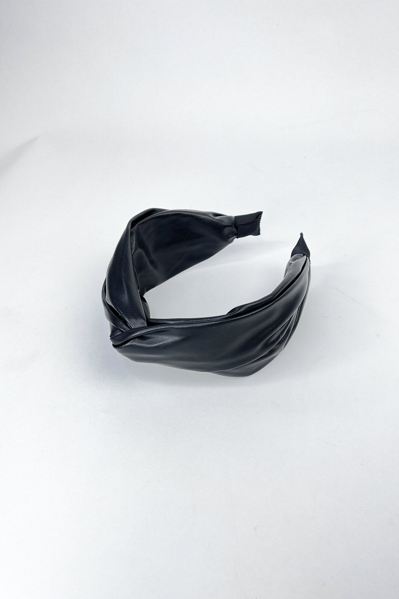 Jolene Faux Leather Knotted Headband