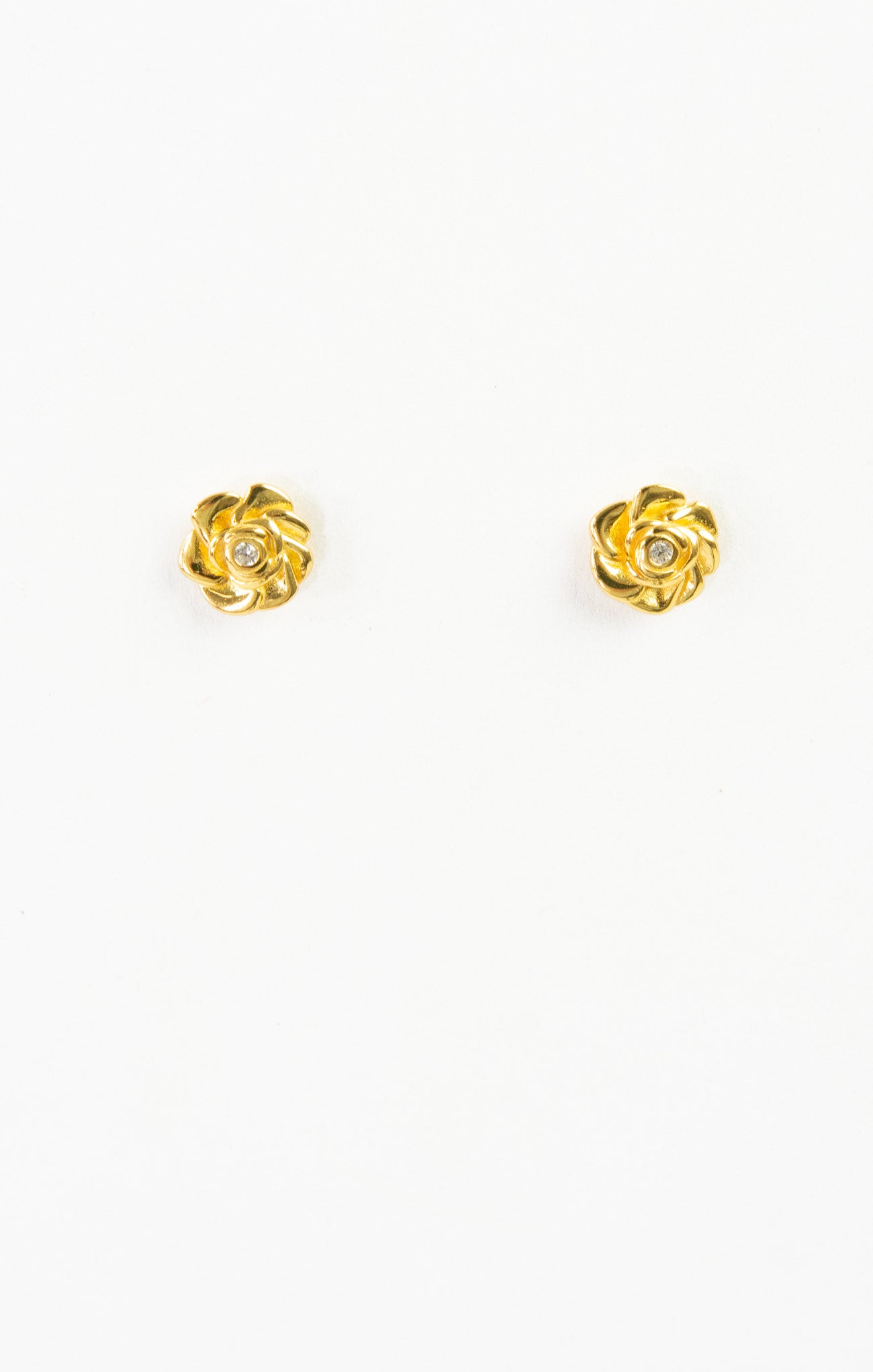 Kinsley's Gold Rosebud Studs