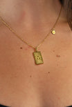 Vada's Zodiac Pendant Necklace - Aquarius - shopatgrace.com