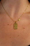 Vada's Zodiac Pendant Necklace - Gemini - shopatgrace.com