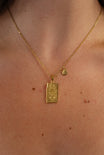 Vada's Zodiac Pendant Necklace - Leo - shopatgrace.com