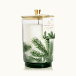 Thymes, Frasier Fir Large Pine Needle Luminary, aromatic candle