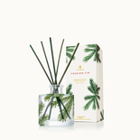 Frasier Fir Reed Diffuser, Petite Pine Needle Design -  Diffuser Vessel, clear vessel with pine needles, sticks included