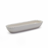 Heirloom Embossed Pearl Edge Oval Tidbit Dish -  ShopatGrace.com