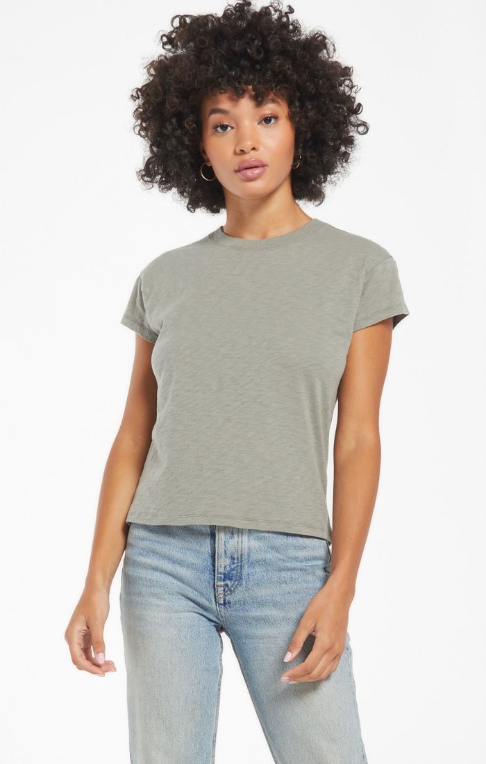 Modern Slub Tee - DUSTY SAGE / XS ShopatGrace.com