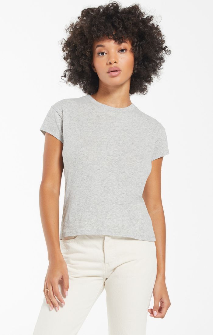 Modern Slub Tee - HEATHER GREY / XS ShopatGrace.com